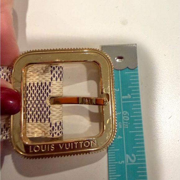 Louis Vuitton Damier Azur belt 85/34 main image 9